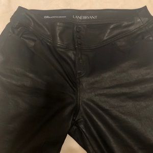 NWOT Black Coated Jeggings -Lane Bryant sz 20p
